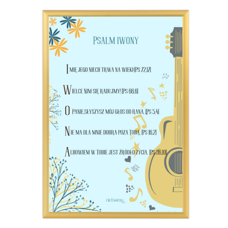 Psalm Iwona ramka