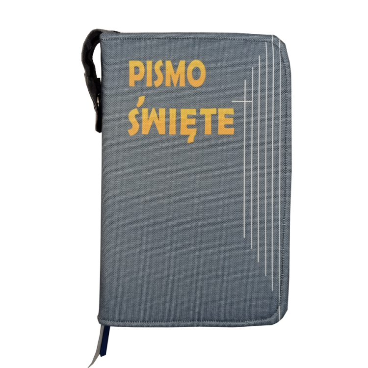 Okładka na Biblię wzór Grafit zamek 2