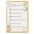 Psalm Dorota złota ramka
