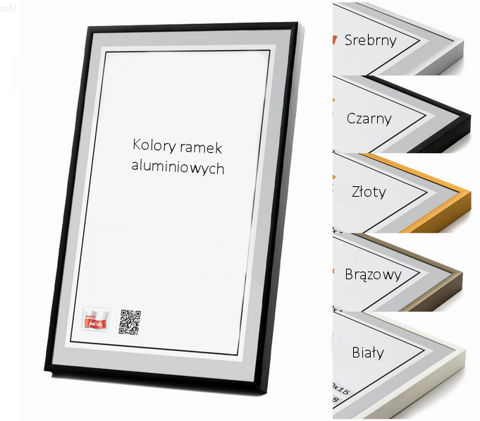 Kolory ramek aluminiowych