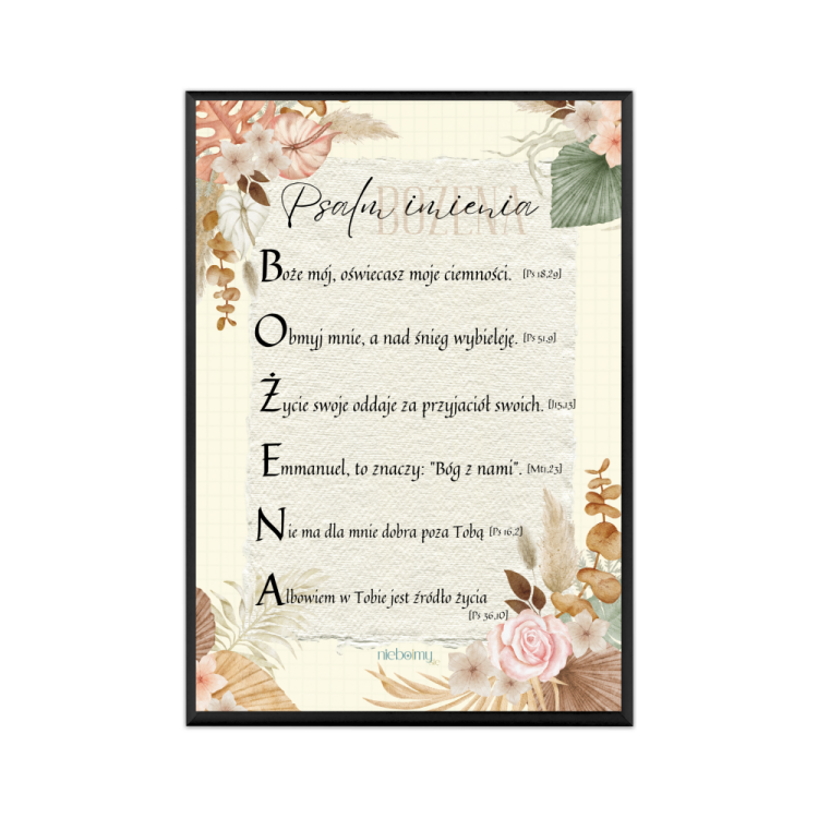 Bożena ramka środek