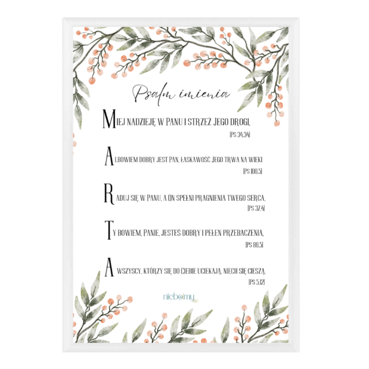 Marta w białek ramce srodek