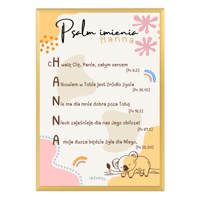 Psalm Hanna ramka