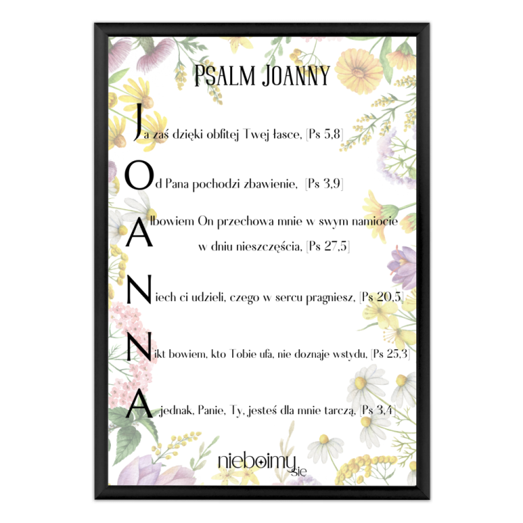 Psalm Joanna 2 ramka