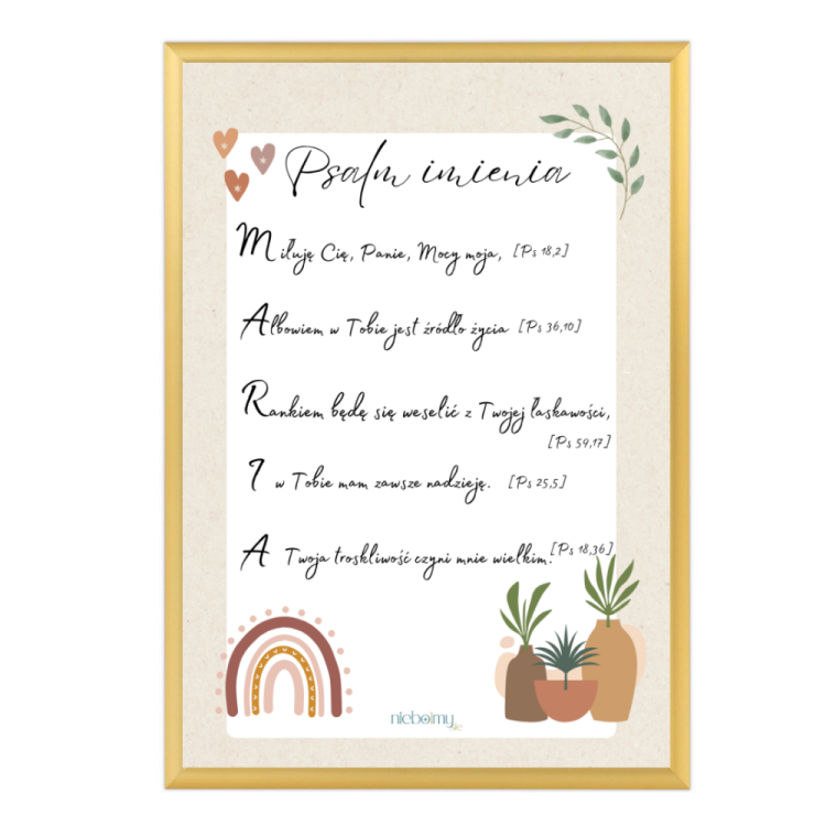 Psalm Marta mexico ramka