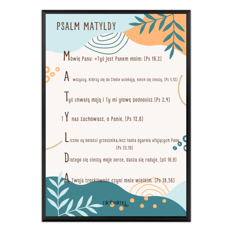 Psalm Matylda ramka