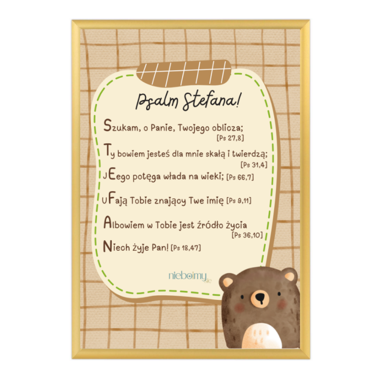 Psalm Stefan Miś ramka